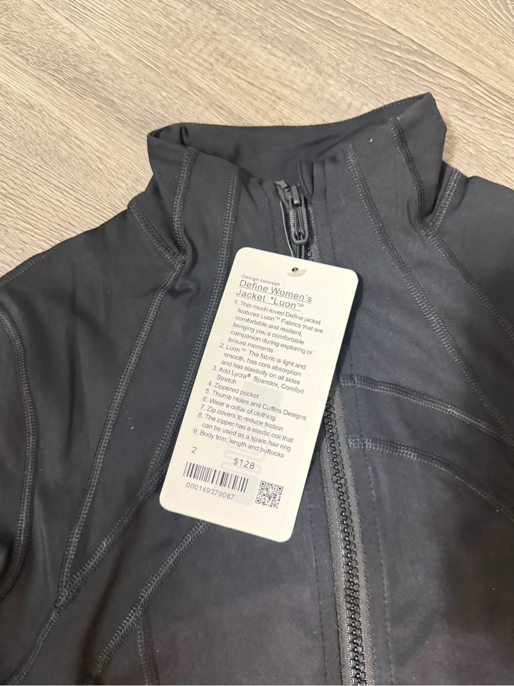 lululemon athletica Black Long-Sleeve Athletic Pullover